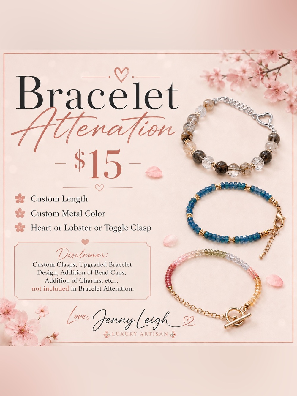 $15 Bracelet Alteration